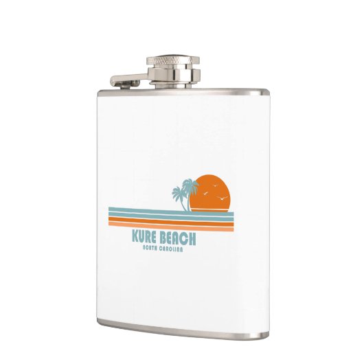 Kure Beach North Carolina Sun Palm Trees Heupfles (Links)