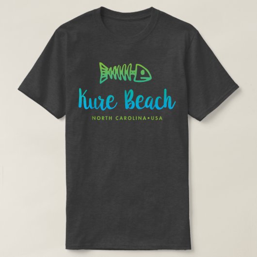Kure Beach North Carolina T-shirt (Design voorkant)