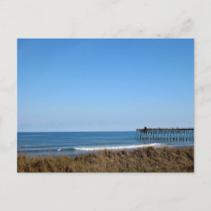 Kure Beach Pier North Carolina Ansichtkaart Briefkaart