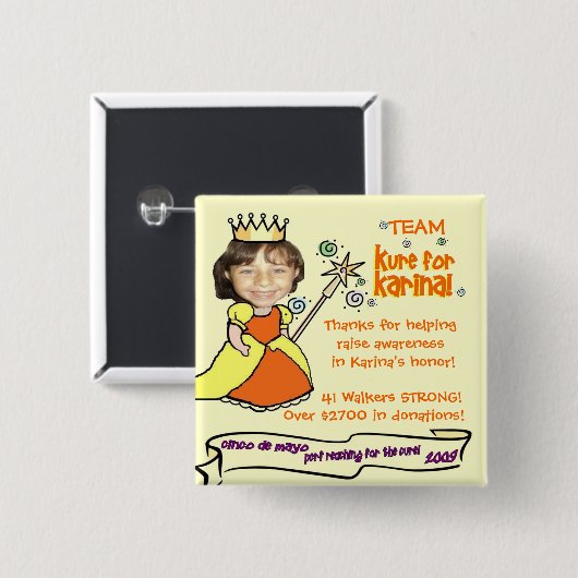 Kure for Karina Button (Voorkant /achterkant)