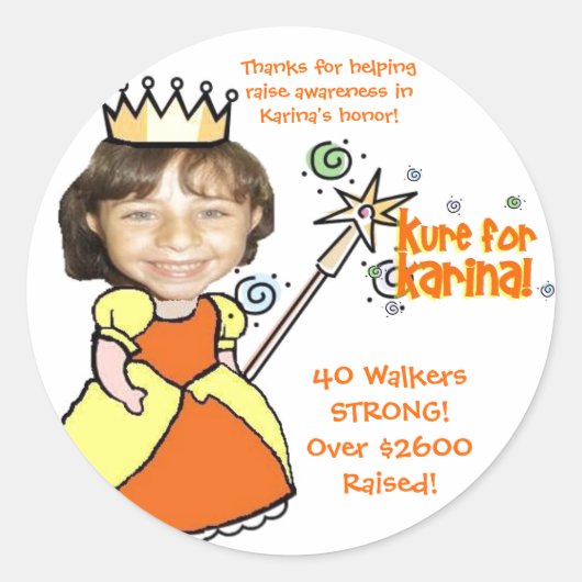 Kure voor Karina Stickers (Voorkant)
