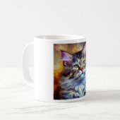 Kurilian Bobtail Cat Koffiemok (Voorkant links)