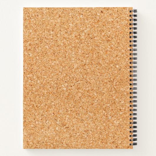 Kurk Bord Notitieboek (Achterkant)