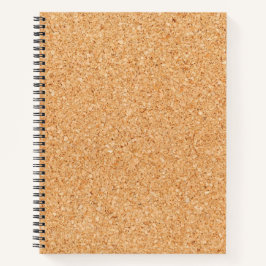 Kurk bord notitieboek