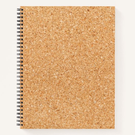 Kurk Bord Notitieboek (Voorkant)