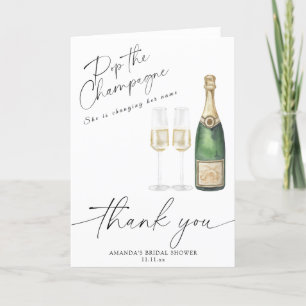 Kurk de champagne - bedankt bruidsfeest
