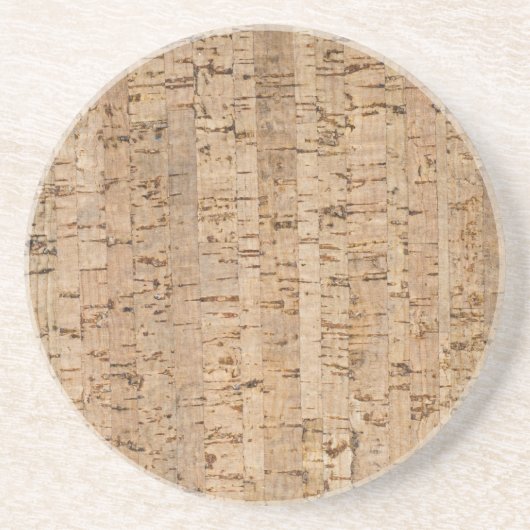 Kurk-eiken patroon zandsteen onderzetter (Voorkant)