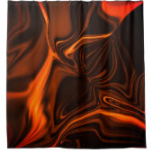 kurk of golvende koraal, over donker fonds douchegordijn (Voorkant)