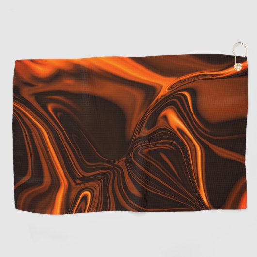 kurk of golvende koraal, over donker fonds golfhanddoek (Horizontaal)