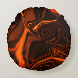 kurk of golvende koraal, over donker fonds rond kussen