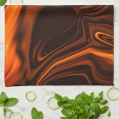 kurk of golvende koraal, over donker fonds theedoek (Gevouwen)