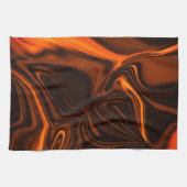 kurk of golvende koraal, over donker fonds theedoek (Horizontaal)