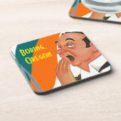 Kurk Onderzetter Plaats met de naam "Boring Oregon (Linkerzijde)