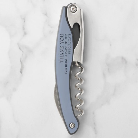 Kurk schroef bruiloft gunsten dank u kurkentrekker (Achterkant)