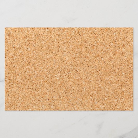Kurkboard Briefpapier (Voorkant)