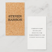 kurkdruk visitekaartje (Voorkant / Achterkant)