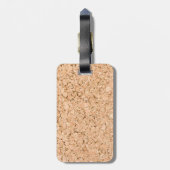 Kurkeikenpatroon Bagagelabel (Achterkant verticaal)