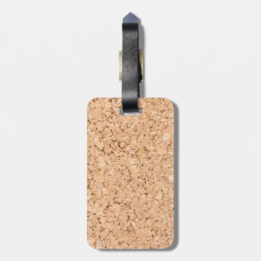 Kurkeikenpatroon Bagagelabel (Achterkant verticaal)