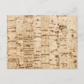 Kurkeikenpatroon Briefkaart (Voorkant)