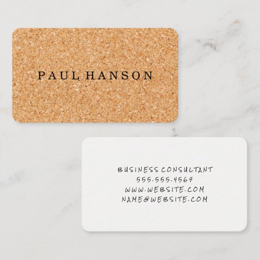 Kurkenprint Visitekaartje (Voorkant / Achterkant)