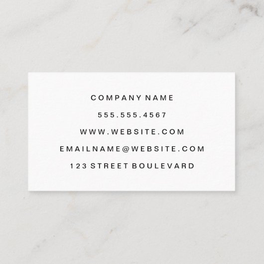 Kurkenprint | Wijnglazen Flessen Visitekaartje (Achterkant)