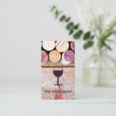 Kurkens | Wijn Glas Visitekaartje (Staand voorkant)