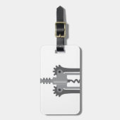 Kurkentrekker Bagagelabel (Voorkant verticaal)