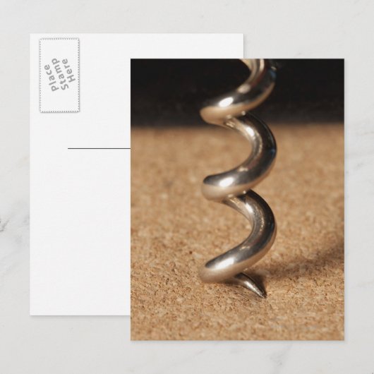 Kurkentrekker. Briefkaart (Voorkant / Achterkant)