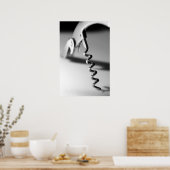 Kurkentrekker , een ander uitzicht - Poster (Keuken)