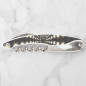 Kurkentrekker Fles Open Black en White (Achterkant)