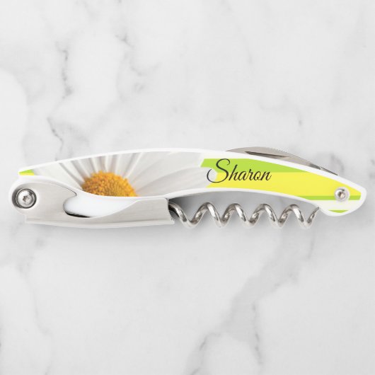 Kurkentrekker Fles Open er Daisy (Voorkant)