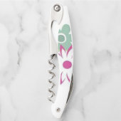 Kurkentrekker Fles Open Floral (Voorkant)