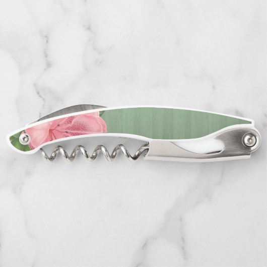 Kurkentrekker Fles Open Floral (Achterkant)