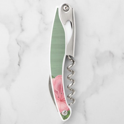 Kurkentrekker Fles Open Floral (Achterkant)