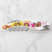 Kurkentrekker Fles Open Floral (Achterkant)