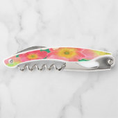 Kurkentrekker Fles Open Floral (Achterkant)