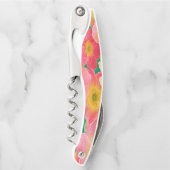 Kurkentrekker Fles Open Floral (Voorkant)