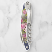 Kurkentrekker Fles Open Floral (Achterkant)