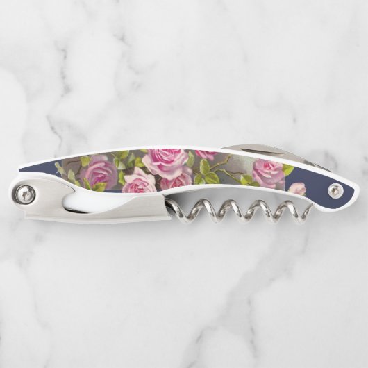 Kurkentrekker Fles Open Floral (Voorkant)