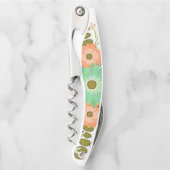 Kurkentrekker Fles Open Floral (Voorkant)