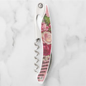 Kurkentrekker Fles Open Floral (Voorkant)