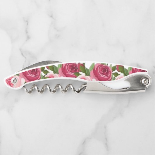 Kurkentrekker Fles Open Floral (Achterkant)