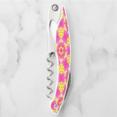 Kurkentrekker Fles Open Floral (Voorkant)