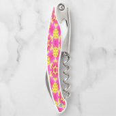 Kurkentrekker Fles Open Floral (Achterkant)