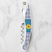 Kurkentrekker Fles Open Floral (Voorkant)