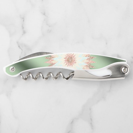 Kurkentrekker Fles Open Floral (Achterkant)