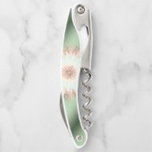 Kurkentrekker Fles Open Floral (Achterkant)