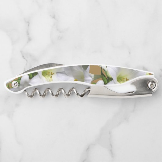 Kurkentrekker Fles Open Floral (Achterkant)