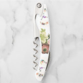 Kurkentrekker Fles Open Floral (Voorkant)