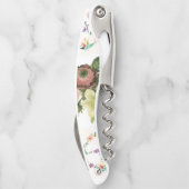 Kurkentrekker Fles Open Floral (Achterkant)